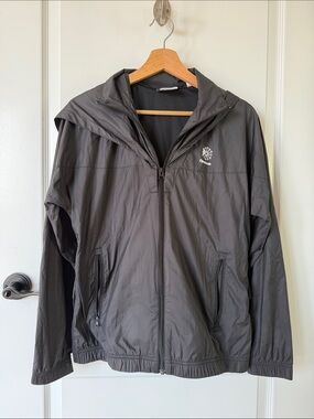 Reebok Black Windbreaker Jacket